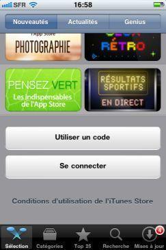 Se connecter compte iphone ipad
