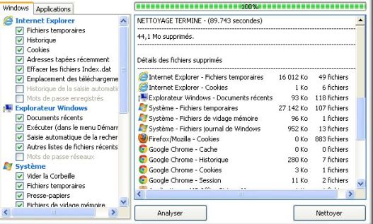 nettoyage windows ccleaner